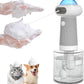 Dog Shampoo Dispenser, UFO Dog Shampoo Sprayer Electric Foaming Shampoo Dispenser for Dog and Cat Washing, for Bathtub, Kitchen Sink, Bathroom Cleaning, Grey