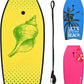 Goplus 41''/37''/33'' Lightweight Body Board for Beach, Surf Board with EPS Core, XPE Deck, HDPE Slick Bottom, Wrist Leash, Bodyboard for Kids Adults Surfing