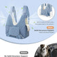 Pet Carrier Backpack, Adjustable Pet Front Cat Dog Carrier Backpack Travel Bag for Small Medium Dogs Cats and Rabbits, Safety Strap with Removable Bottom Plate for Camping Hiking Traveling