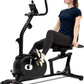 ECHANFIT Recumbent Exercise Bike for Home - 380LBS Weight Capacity, Exercise Bike with Smart Workout APP, 16-Level Magnetic Resistance, Backlit Display, Comfortable Seat