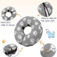 Supet Inflatable Dog Cone Collar Alternative After Surgery, Doggie Neck Donut Collar Recovery ECollar for Post Surgery, Soft Dog Cone for Small Medium Puppies Cats