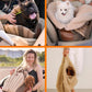 Dog Travel Bag | Cat Carrier | Small Pet Taxi | Lightweight Soft-Sided Tote, Car-Seat Compatible, Washable, 6–20 lb | Vegan Materials | Brown