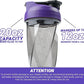 HELIMIX 1.5 Vortex Blender Shaker Bottle Holds Upto 20oz | No Blending Ball or Whisk | USA Made | Portable Pre Workout Whey Protein Drink Shaker Cup | Mixes Cocktails Smoothies Shakes | Top Rack Safe