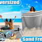 Oversized Turkish Beach Towel Blanket Cotton Giant XL Sandproof Towels Huge Linen XXL Extra Large Big Throw Quilt Blankets for Adults Cloud Travel Camping Glamping Accessories Essentials