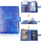 Melsbrinna Rfid Passport Holder for Travel women/Men, Cute Passport Wallet Rfid Blocking Card Slots, Rfid Passport Cover/CaseTravel Wallet, Passport Book Holder (1, Blue3)