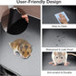 Guinea Pig Cage with Wooden Stand - Hamster Cage, Small Animal Cage Anti Chew Ramp, Hideout, Platform, Pull Out Tray (Brown, L)