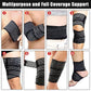 supregear 2 Pcs Hamstring and Thigh Compression Wraps, Adjustable Thigh Brace for Muscle Sprain, Quadricep Support Sleeve for Men and Women, Elastic Bandages for Knee Calf Arm Leg, 200 cm/79 in, Black