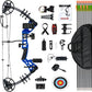 Youth Compound Bow Set 15-45 Lbs for Teens and Beginner, Package with Archery Hunting Equipment, Max Speed 260fps, Adjustable, Right Hand