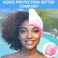 Swim Cap Long Hair,Silicone Swimming Caps with 3D Ear Cover,Waterproof Adult Swim Hats Bathing Caps for Women Men,Keep Your Hair Dry