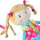 Sugar Snap Plush Learn to Dress Doll for Toddlers - 15" - for 2 Year Old Girl - Montessori