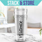 '-2 Pack- 28 oz Protein Shaker Bottles for Protein Mixes - 2x Wire Whisk | Leak Proof Shaker Cups for Protein Shakes | Protein Shaker Bottle Pack | Shakers for Protein Shakes - 2xTransparent