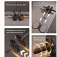 Abdominal Roller - Abdominal Workout Roller with Resistance Band | Abdominal Wheel | Abdominal Tearer | Multifunctional Abs Workout Equipment | Core Strength Training Roller for Men and Women