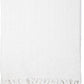 Arkwright Common Ground Bulk Blankets - Pack of 12 - Reversible 100% Cotton All Season Lightweight Couch Bed Throws for Wedding Guests, Travel, and Outdoor Events, 50 x 70 in, White