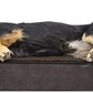 FurHaven Soft, Orthopedic Foam Sofa Dog Bed with Washable & Removable Cover - Sherpa/Chenille - Coffee, Dogs Up to 35 lbs - Medium