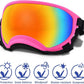 Winproof Large Dog Sunglasses with Adjustable Strap, UV Protection, Soft Goggles for Medium-Large Dogs