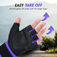 Workout Gloves Gym Gloves Weight Lifting Gloves for Men Women with Full Palm Pad,Strong Wrist Wraps Support,Enhanced Grip,for Fitness,Training,Weightlifting,Exercise