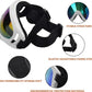 Large Dog Sunglasses With Adjustable Strap UV Protection, Windproof Puppy Eyewear, Suitable for Medium-Large Pets, Eyes Protection, Soft Goggles (White Frame)