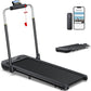 WELLFIT Walking Pad Treadmill with 10% Auto/Manual Incline for Home Office Apartment– 360 LBS Capacity, Under Desk Treadmill with Hiking Climbing Mode for Efficient Fat-Burn, Wide Running Belt