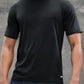 MIER Men's Dry Fit Workout T-Shirts Athletic Running Tee Short Sleeve Crew Neck Gym Tops, Polyester, Moisture Wicking