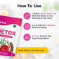 Detox Tea - Herbal Blend with Dandelion, Ginseng, and Ginger - Supports A Healthy Weight, Digestive Health - Vegan, All Natural, Laxative-Free - Peach Flavor (3 Pack x 28 Servings)