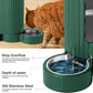Gardner Pet Automatic Gravity Cat Food Feeder and Water Dispenser Stainless Steel Two-in-One Set Large Capacity Dispenser for Pets Dogs, Puppies, Kittens