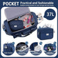 FIORETTO Women's Gym Duffle Bag with Shoes Compartment, 37L Capacity, Ideal for Travel, Gym, Sports, Duffel, Weekender