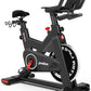 Exercise Bike, Stationary Bike for Home Cardio with Comfortable Seat Cushion, Adjustable Seat Handle, iPad Holder & 350 lbs Weight Capacity