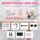 Pilates Bar Kit with Resistance Bands,Pilates Bar with Stackable Bands Workout Equipment for Legs,Hip,Waist and Arm,Exercise Fitness Equipment for Women & Men Home Gym Yoga Pilates
