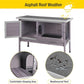 Aivituvin Outdoor Rabbit Hutch, Wooden Bunny Cages Indoor with Deeper Leakproof Tray - Upgrade with Metal Wire Pan