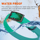 Dogline Biothane Waterproof Dog Collar Strong Coated Nylon Webbing with Black Hardware Odor- Proof for Easy Care Easy to Clean High Performance Fits Small Medium or Large Dogs, Teal