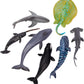 TOYMANY 24pcs Mini Ocean Animal Figurines: Realistic Cake Toppers with Sharks, Whales & Octopus - Great for Kids' Parties, Gifts & School Projects