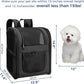 Apollo Walker Dog & Cat Carrier Backpack for 4-15lb Pets - Ventilated Safe Design with Padded Back Support, Breathable Mesh Pet Backpack for Hiking, Travel, Outdoor (Black)