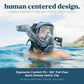 Seaview 180 V3 Full Face Snorkel Mask Adult- The V3 is The Perfect Snorkeling Gear for Adults- Snorkel Mask with 180 Panoramic Viewing and Up to 600% Easier Breathing- Patented Flowtech Air Intake