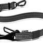 Pawaboo Dog Seatbelt for Car, 3-in-1 Dog Seat Belt Bungee, Shockproof Dogs Tether for Car with Buckle & Hook Latch, Adjustable Reflective Dogs Cars Harness Leash with 360° Lockable Buckle, Black