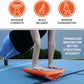Body Sport Rocker Board for Balance Training, Standing Desk, Physical Therapy & More - Multipurpose, Lightweight, Non-Skid Wobble Board for Home Gym & Office, 400 lb. Weight Capacity