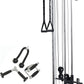 Valor Fitness BD-62 Wall Mounted Cable Machine with Adjustable Dual Pulley System Functional Home Gym Workout Equipment