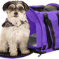 SturdiBag Pro 2.0 Pet Travel Carrier for Cats and Dogs | Soft Sided Pet Carrier Bag with Safety Clips and Seatbelt Straps for Airplane or Car Travel | Cube, Purple