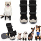 Dog Shoes for Large Small Medium Dogs, Dog Snow Boots Winter, Dog Booties and Paw Protectors to Prevent Licking, Anti-Slip Dog Shoes with Reflective for Hot Pavement,Hardwood Floors, Hiking (Size 4)