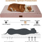 WNPETHOME Orthopedic XL Dog Bed for Crate, Waterproof Extra Large Dogs Bed with Removable Washable Cover, Multi-Needle Quilting Dogs Crate Bed
