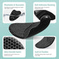 Metatarsal Pads for Women, Ball of Foot Cushions, Heel Inserts, High Heel Comfort Pads (2 Pairs), Anti Slip, Invisible Design