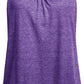 Miusey Womens Sleeveless Round Neck Loose Fit Racerback Yoga Tank Top