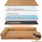 Chew Proof Dog Bed, 3" Memory Foam Dog Bed for Small and Medium Dogs, Removable and Washable Microsuede Cover, Waterproof Liner, Nonskid Bottom, 35x23 Inches M Khaki