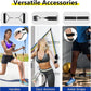 Resistance Bands Set, Workout Bands with Handles, Door Anchor, Ankle Straps and Carry Bag, Exercise Bands for Shape Body and Home Workouts