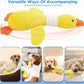 Vitscan Durable Dog Toys for Small Large Dogs, Dog Chew Toy for Aggressive Chewers, Tough Squeaky Interactive Dogs Toys for Puppies Plush Puppy Toys Goose Pet Toy Puppy Chew Toys for Teething