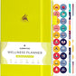 Clever Fox Wellness Planner - Weekly & Daily Health and Wellness Log, Food Journal & Meal Planner Diary for Calorie Counting, Notebook for Medical Condition Tracking, A5-Sized - Neon Yellow