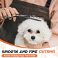 JASON 7.5" Dog Grooming Scissor - Professional Thinning Shear with 37 Teeth Japanese Stainless Steel Blender Scissors for Dogs, Cats and Other Pets (Thinning, Black)