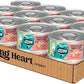 A Strong Heart Canned Wet Cat Food, Chicken & Salmon Dinner in Gravy - 5.5 oz Cans (Pack of 24), Made in The USA with Real Chicken & Salmon