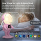 Astronaut Sunrise Alarm Clock for Kids, White Noise Sound Machine with 30 Soothing Sounds, 22 Dimmable Nightlights, Bluetooth Speaker, Dual Digital Alarm Clocks, Wake Up Light for Bedroom, Adults