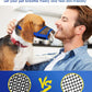 Dog Muzzle, Soft Air Mesh Muzzle for Small Medium Large Dogs Anti Biting Barking Chewing, Breathable Drinkable Adjustable Loop Pets Muzzle for German Shepherd Husky Labrador Retriever (Blue,L)