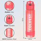 Coldest Insulated Water Bottle with Straw Lid - Stainless Steel Metal Insulated Bottle for Men & Women (Mars Red Glitter, 24 oz)